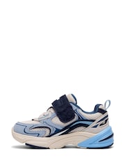 Clarks Blue Crafton Vibe Toddler Trainers - Image 6 of 6