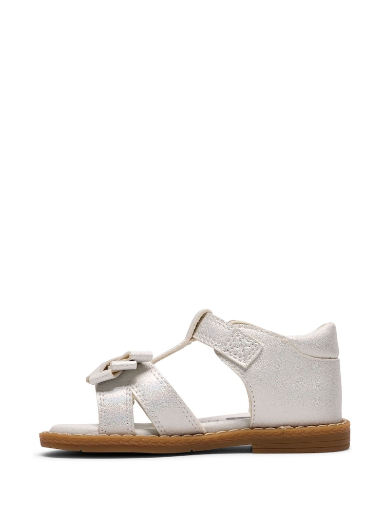 Clarks Luana Bow Toddler Sandals - Imaginea 2 din 6