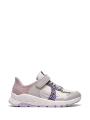 Clarks Purple Selva Lane Kids Shoes - Image 1 of 6