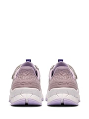 Clarks Purple Selva Lane Kids Shoes - Image 2 of 6