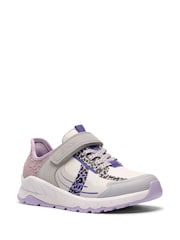 Clarks Purple Selva Lane Kids Shoes - Image 4 of 6