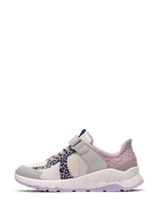 Clarks Purple Selva Lane Kids Shoes - Image 5 of 6