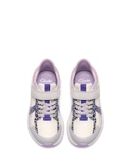 Clarks Purple Selva Lane Kids Shoes - Image 6 of 6