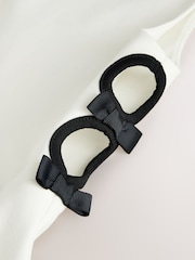 Baker by Ted Baker Cut Out Contrast Ponte Skater Dress - Image 12 of 13