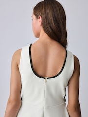 Baker by Ted Baker Cut Out Contrast Ponte Skater Dress - Image 4 of 13