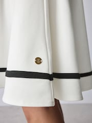 Baker by Ted Baker Cut Out Contrast Ponte Skater Dress - Image 6 of 13