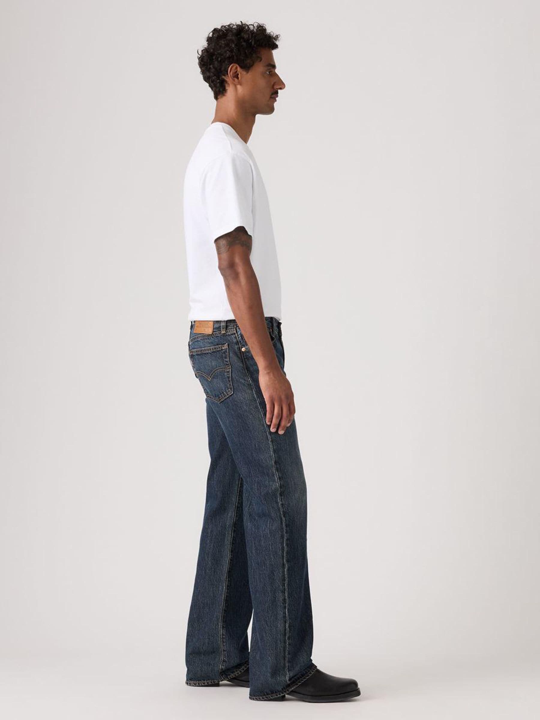 Buy Levi's® Vintage Bags Blue 567™ Relaxed Flare Jeans from the