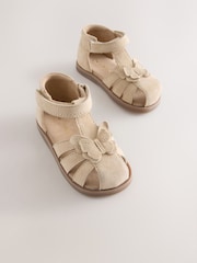 Tan Brown Butterfly First Walker Sandals - Image 1 of 5