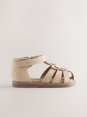 Tan Brown Butterfly First Walker Sandals - Image 2 of 5
