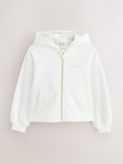 Crema - Baker by Ted Baker Oversized Zip-Through Hoodie - Imagen 6 de 11