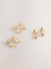 Red Heart Stud Earrings 3 Pack - Image 3 of 6