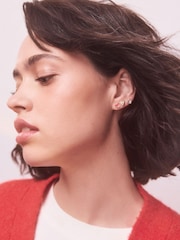 Red Heart Stud Earrings 3 Pack - Image 6 of 6