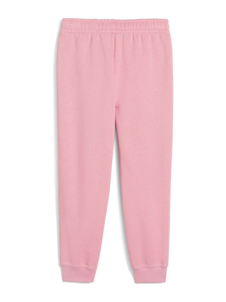 Puma Pink Kids ESS No. 1 Logo Fleece Joggers - Image 3 of 3