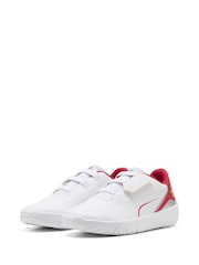 Puma White Kids Scuderia Ferrari HP Drift Cat 11 Sneakers - Image 2 of 5