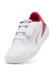 Puma White Kids Scuderia Ferrari HP Drift Cat 11 Sneakers - Image 5 of 5