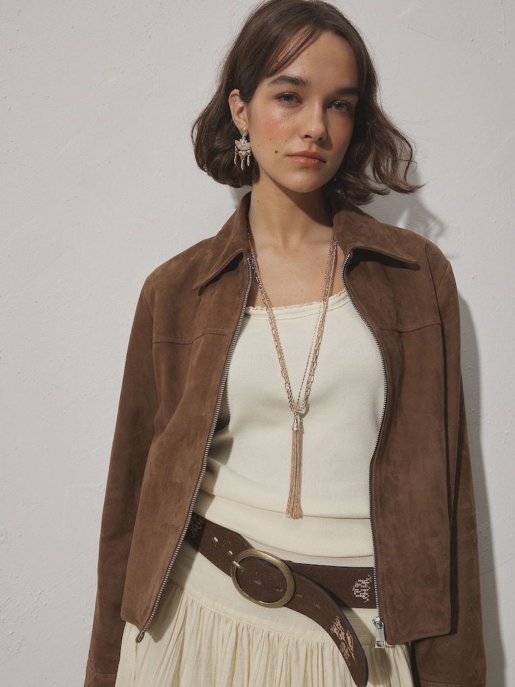 Χρυσαφί απόχρωση - 3 Κολιέ με κρεμαστό κόσμημα και φούντες σε στρώσεις - Εικόνα 1 του 5