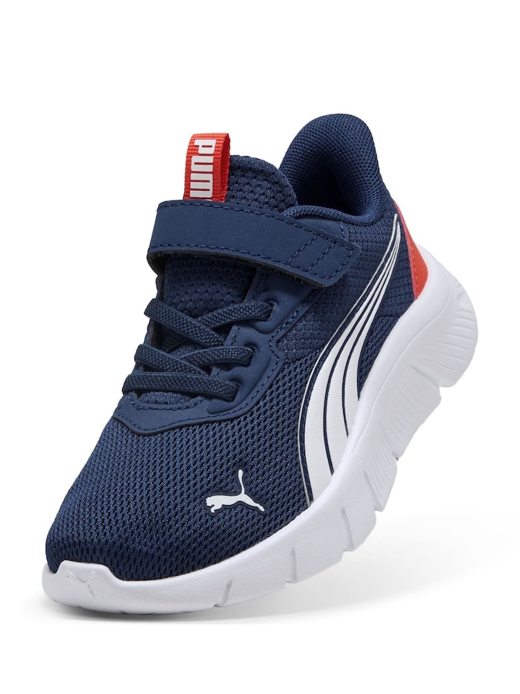Buy Puma Blue Kids FlexFocus Modern Running Shoes from Next - Main Image