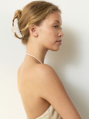 Ivory Sparkle Hair Claw Clip - Image 2 of 5