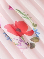 Baker by Ted Baker 3D Floral Strappy Pleated Wide Leg Jumpsuit - Image 7 of 9