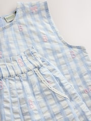 Baker by Ted Baker 2 Piece Peplum Gingham Top & Barrel Leg Trousers Set - Image 12 of 12