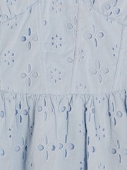 River Island Blue Broderie Corset Blouse - Image 7 of 7