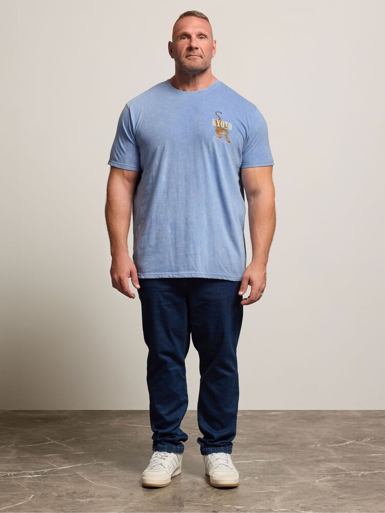 BadRhino Big & Tall Blue Kyoto Tiger T-Shirt - Image 2 of 8