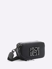 River Island Black Cross-Body Camera Bag - Image 3 of 6