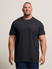 BadRhino Big & Tall Black Longline T-Shirts 5 Pack - Image 2 of 7