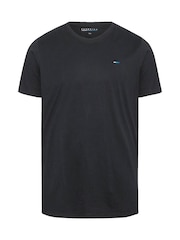 BadRhino Big & Tall Black Longline T-Shirts 5 Pack - Image 6 of 7