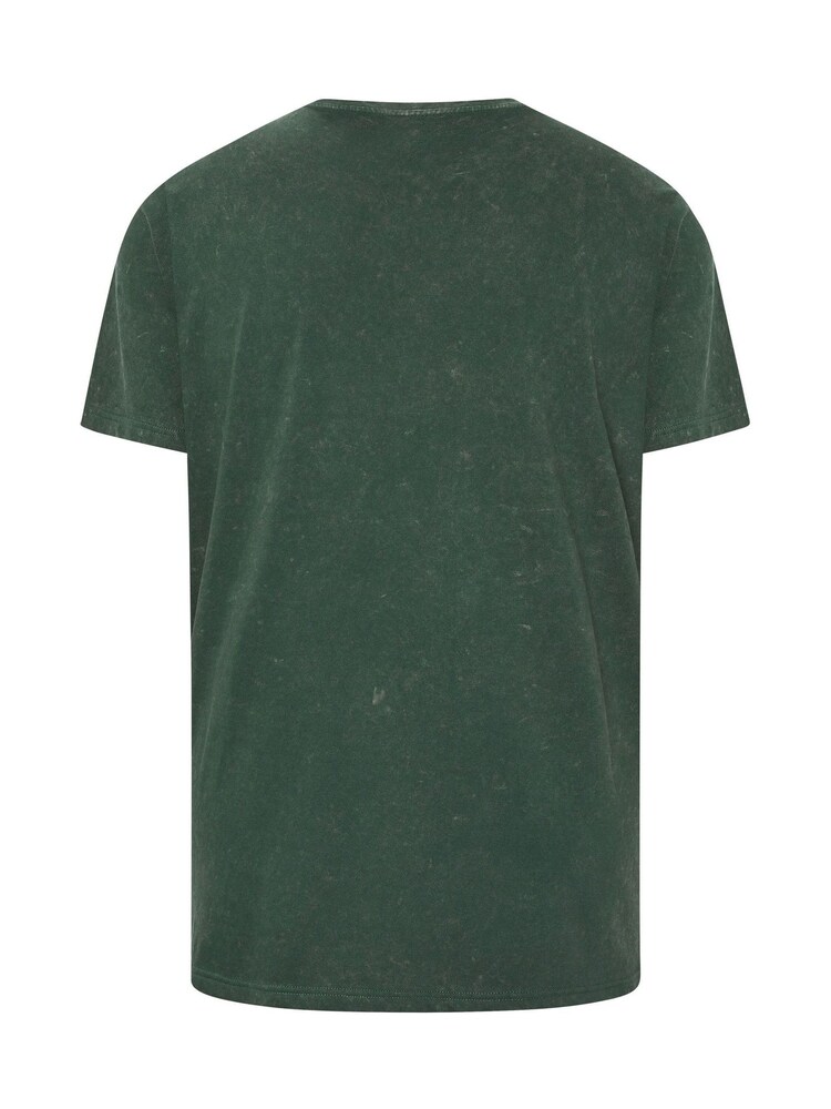 BadRhino Big & Tall Green Tattoo Tiger T-Shirt - Image 6 of 6