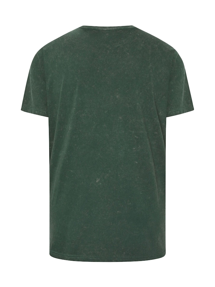 BadRhino Big & Tall Green Tattoo Tiger T-Shirt - Image 6 of 6 BadRhino Big & Tall Green Tattoo Tiger T-Shirt - Image 6 of 6