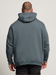 BadRhino Big & Tall Blue Zip Thru Hoodie - Image 3 of 6