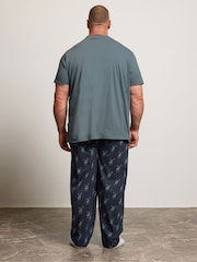 BadRhino Big & Tall Blue Stag Pyjamas Set - Image 2 of 5