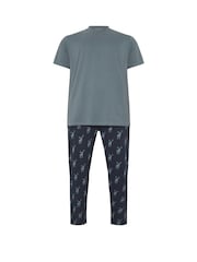 BadRhino Big & Tall Blue Stag Pyjamas Set - Image 4 of 5