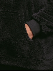 BadRhino Big & Tall Black Batman Fleece Pyjamas Set - Image 4 of 6