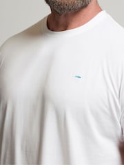 BadRhino Big & Tall White Longline T-Shirts 5 Pack - Image 5 of 8