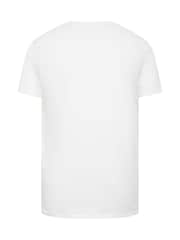 BadRhino Big & Tall White Longline T-Shirts 5 Pack - Image 7 of 8