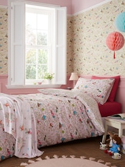 Belle & Boo Pink Fairytale Reversible Cotton Duvet Cover Set - Image 1 of 5