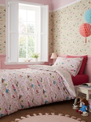 Belle & Boo Pink Fairytale Reversible Cotton Duvet Cover Set - Image 2 of 5