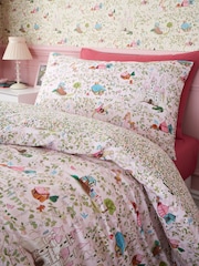 Belle & Boo Pink Fairytale Reversible Cotton Duvet Cover Set - Image 4 of 5