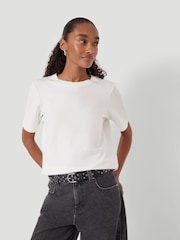 Hush Black Leather Studded Eyelet Belt - Image 5 of 6