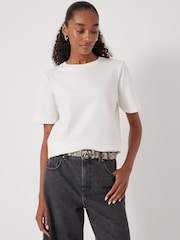 Hush Animal Print Leather Studded Eyelet Belt - Image 5 of 5