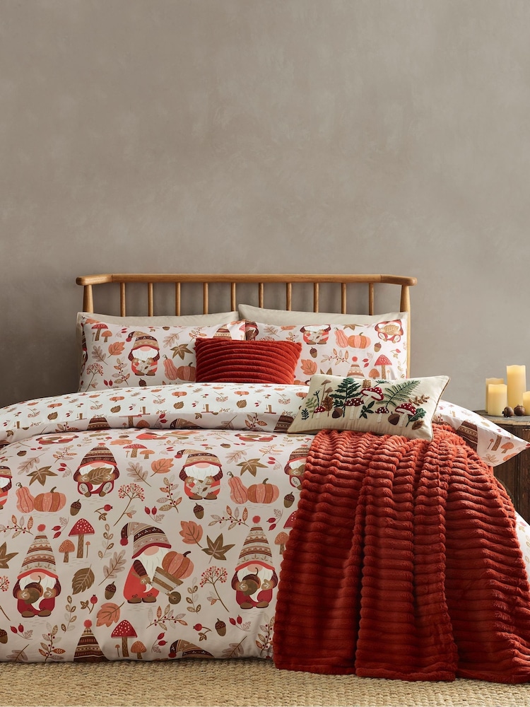 Catherine Lansfield Woodland Gonks So Soft Reversible Duvet Cover Set - Slika 1 iz 5