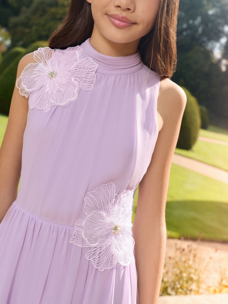 lipsy purple floral dress Buy Lipsy Lilac Purple Floral Scuba Puff Sleeve Occasion Dress (5-16yrs) from Next USA