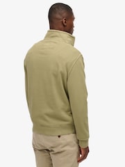 Superdry Green Classic Essential Half Zip Jumper - Image 2 of 4