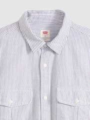 Levi's® Faro Stripe Short Sleeve Pacifica Loose Shirt - Image 6 of 6