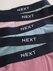 Multi Pastels with Black Waistband Trunks 5 Pack (1.5-16yrs) - Image 8 of 9