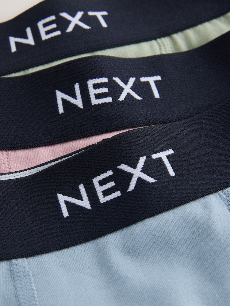 Multi Pastels with Black Waistband Trunks 5 Pack (1.5-16yrs) - Image 9 of 9
