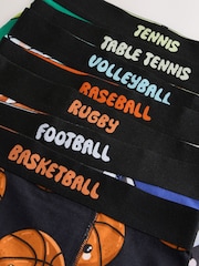 Multi Sports Trunks 7 Pack (1.5-16yrs) - Image 10 of 11