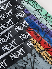 Black Graffiti Boxers 7 Pack (3-16yrs) - Image 11 of 11